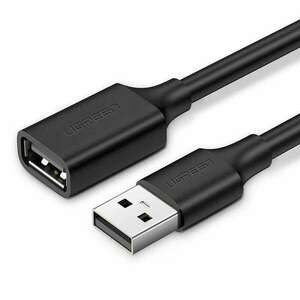 UGREEN US103 USB 2.0 hosszabbító kábel 5 m fekete (10318) kép