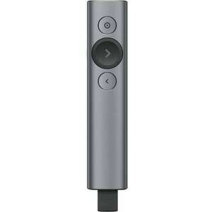 Logitech Spotlight™ Plus Vezeték Nélküli, Bluetooth / RF, Szürke presenter kép