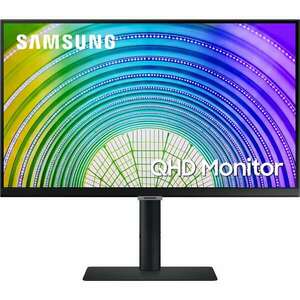 Samsung S60UA, LS24A600UCUXEN IPS Monitor, 24", 2560x1440, 16: 9, 300cd/m2, 5ms, DisplayPort/HDMI/3xUSB/USB-C, Pivot kép