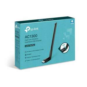 TP-Link Archer T3U Plus AC1300 High Gain Wireless Dual Band USB Adapter ARCHER T3U PLUS kép