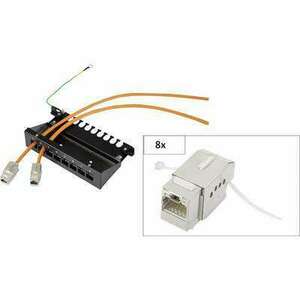 Renkforce KS10 8 port Hálózati patchbox CAT 6A 1 ME kép