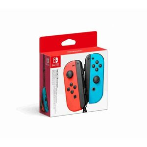 Nintendo Switch kék és neon piros Joy-Con kontrollerrel kép