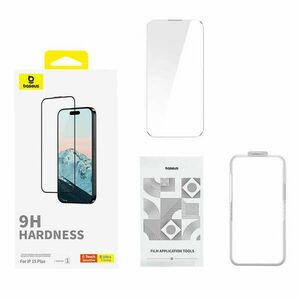 Diamond Tempered Glass Baseus 0, 3 mm iPhone 15Plushoz (P60057404203-02) kép