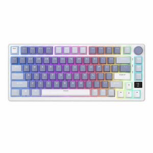 Royal Kludge RKM75 RGB (Silver Switch) Wireless Mechanikus Gaming Billentyűzet - Angol (US) kép