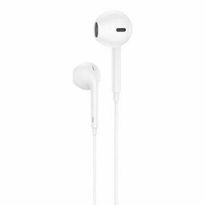 Inclined in-ear remote earphones Foneng EP100 (white) kép