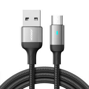 Joyroom USB kábel - micro USB 2.4A a gyors töltéshez és adatátvitelhez 1, 2 m fekete (S-UM018A10) kép