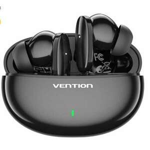 Vention SPORT (TWS, USB-C AAC/SBX Stereo, Mic Wifi headset, fekete), fülhallgató kép