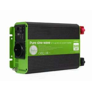 Gembird EG-PWC-PS500-01 Autós inverter (12V / 500W) (EG-PWC-PS500-01) kép