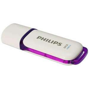 Philips FM64FD75B USB flash meghajtó 64 GB USB A típus 3.2 Gen 1 (3.1 Gen 1) Lila, Fehér kép