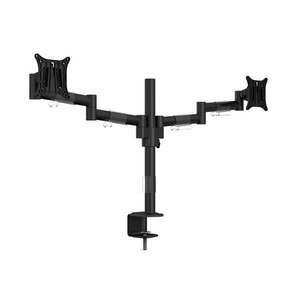 Multibrackets 2 karos asztali konzol, m vesa deskmount officeline dual black (15-30", max.vesa: 100x100 mm, 7 kg) 7350073735853 kép