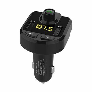 Bluetooth FM Transmitter, USB és MicroSD kártya foglalattal, kihangosító funkcióval kép