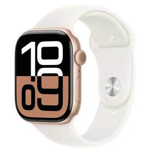 Apple Watch Series 10 GPS + Cellular 42mm Rose Gold Aluminium Case with Light Blush Sport Band - M/L kép