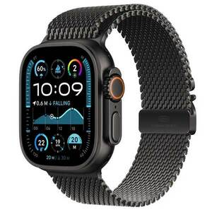 Apple Watch Ultra 2 GPS + Cellular 49mm Black Titanium Case with Black Titanium Milanese Loop - M kép