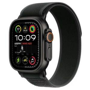 Apple Watch Ultra 2 GPS + Cellular 49mm Black Titanium Case with Black Trail Loop - M/L kép