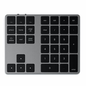 Satechi numerická billentyűzet Bluetooth Extended Keypad Mac számára, szürke kép