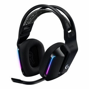 Logitech G733 LIGHTSPEED Wireless RGB Gaming Headset fejbeszélő, fekete kép