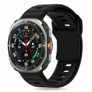 Tech-Protect Silicone Line szíj Samsung Galaxy Watch Ultra 47mm, black kép