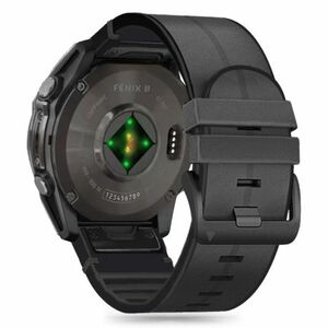 Tech-Protect Silicone Pu szíj Garmin Fenix 5x / 5x Plus / 6x / 6x Pro / 7x / 8 51mm, black kép