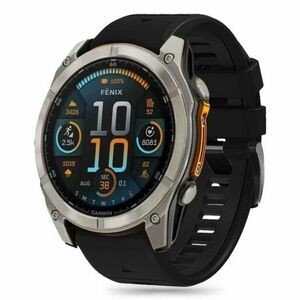 Tech-Protect Silicone Line szíj Garmin Fenix 5x / 5x Plus / 6x / 6x Pro / 7x / 8 51mm, black kép