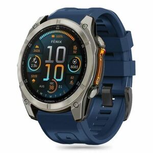 Tech-Protect Silicone szíj Garmin Fenix 5x / 5x Plus / 6x / 6x Pro / 7x / 8 51mm, navy blue kép