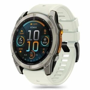 Tech-Protect Silicone Line szíj Garmin Fenix 5 / 6 / 6 Pro / 7 / 8 47mm / E, titanium kép