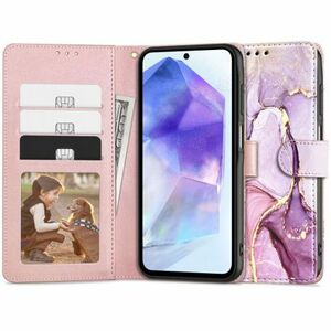 Tech-Protect Wallet könyv tok Samsung Galaxy A55 5G, marble kép