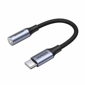 Ugreen AV161 adapter USB C / 3.5mm mini jack 10cm, fekete kép