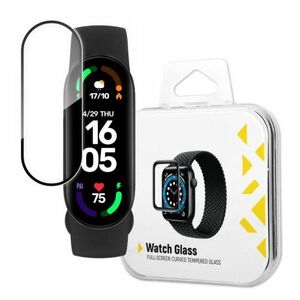 MG Watch Glass Hybrid üvegfólia Xiaomi Mi Band 6, fekete kép