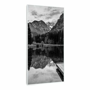 Klarstein Wonderwall Air Art Smart, infravörös hősugárzó, 60 x 120 cm, 700 W, fekete-fehér tenger kép