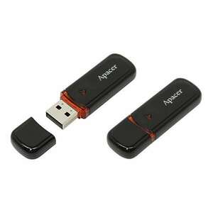 Apacer pendrive 32gb ah333 usb 2.0, fekete AP32GAH333B-1 kép