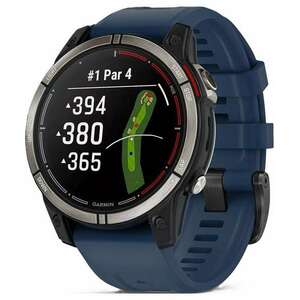 Garmin quatix 7 3, 3 cm (1.3") AMOLED 47 mm Digitális 416 x 416 pixelek Érintőképernyő Kék Wi-Fi GPS (műhold) kép