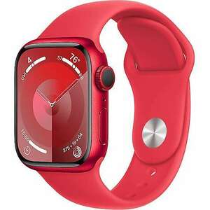 Apple Watch Series 9, 45 mm (1.9"), Wi-Fi, 4G LTE, GPS, 64 GB, Vörös, Okosóra kép