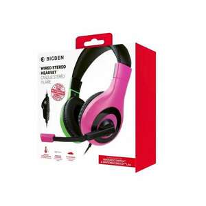 Stereo Gaming Headset V1 zöld/rózsaszín (SWITCHHEADSETV1P+G) kép