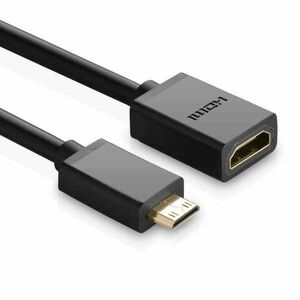 UGREEN 20137 Mini HDMI-HDMI adapter, 22 cm (fekete) kép