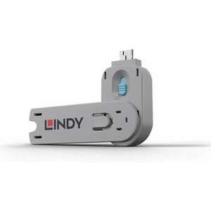 LINDY USB portblokkolóhoz kulcs - Kék kép