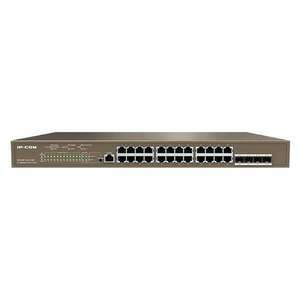 IP-COM 24x 10/100/1000 + 4x SFP vezérelhető PoE switch (G5328P-24-410W) (G5328P-24-410W) kép