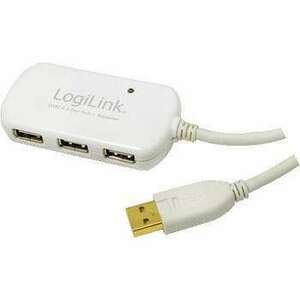 LogiLink UA0108 4 portos USB HUB fehér (UA0108) kép