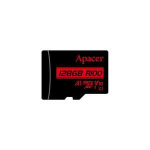 Apacer MicroSD kártya - 128GB microSDXC UHS-I Class10 V10 A1 (R/W: 100/10 MB/s) + adapter kép