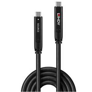 Lindy 10m USB 3.2 Gen 1 & DP 1.4 Type C Hybrid Cable kép