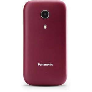 Panasonic KX-TU400, 6, 1 cm (2.4"), Single SIM, 2G, Bluetooth, Összecsukható, Vörös, Hagyományos mobiltelefon kép