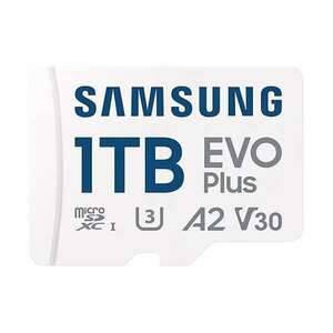 Samsung memóriakártya, evo plus microsdxc kártya, 1tb, uhs-1, u3, v30, a2, + sd adapter, r160/w MB-MC1T0SA/EU kép