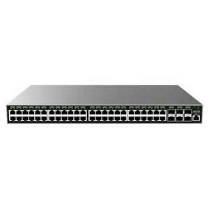 Grandstream GWN7806, 48 portos PoE/PoE+, Ethernet (10/100/1000), Menedzselt, Szürke, Hálózati kapcsoló kép