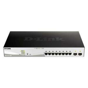 D-Link DGS-1210-10MP Vezérelt L2 Gigabit Ethernet (10/100/1000) Ethernet-áramellátás (PoE) támogatása Fekete, Szürke kép