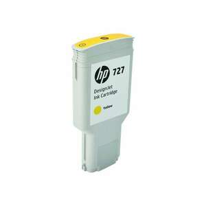 HP 727 - High Capacity - yellow - original - DesignJet - ink cartridge (F9J78A) kép