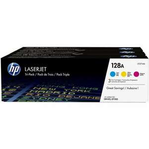 HP CF371AM Tri-Pack C/Y/M toner (128A) (CF371AM) kép