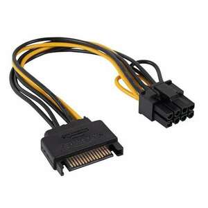 Akyga SATA / PCI-Express 6+2-pin adapter (AK-CA-80) (AK-CA-80) kép