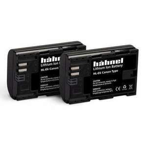 Hahnel HL-E6 Twin Pack akkumulátor szett (Canon LP-E6, 1650mAh) (1000 160.1) (1000 160.1) kép