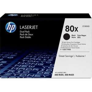 HP CF280XD (80X) fekete dupla toner (CF280XD) kép