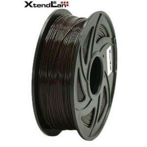 XtendLAN Filament PET-G 1.75mm 1 kg - Fekete (3DF-PETG1.75-BK 1KG) kép