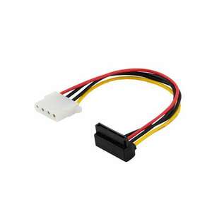 Savio AK-42 Molex tápegység kábel 0.18m - Fekete/Sárga/Piros (AK-42) kép